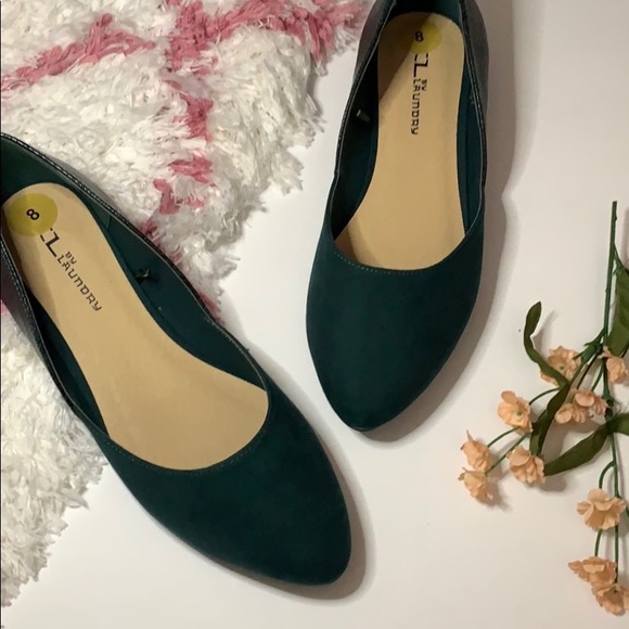 CL by Laundry Shoes - NWOB CL BY LAUNDRY TEAL FLATS